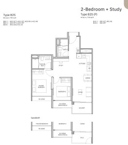 norwood-grand-champions-way-floor-plan-2-bedroom-study-type-B2S